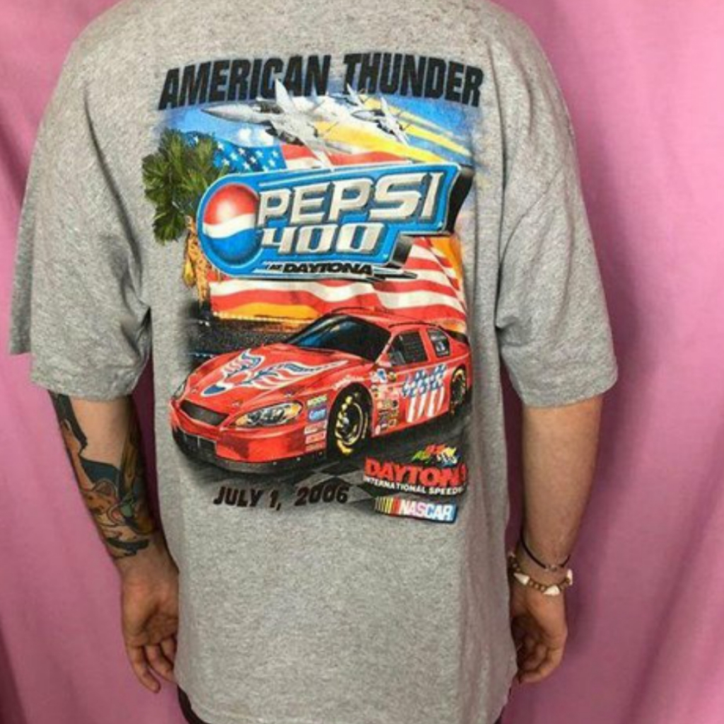 Xl Grey 2006 Y2k Pepsi 400 Nascar Shirt
